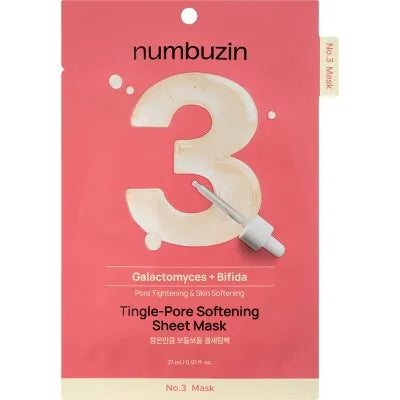 Numbuzin No.3 Tingle-Pore Softening Sheet Mask