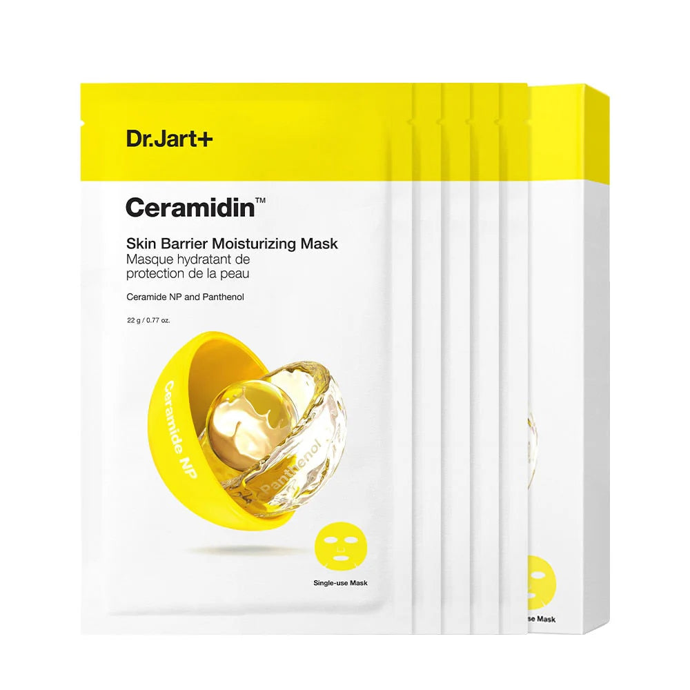 DR.JART+ Ceramidin Skin Barrier Moisturizing Mask (22g × 5)